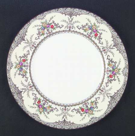 Chatham Brown Ivory Dinner Plate
