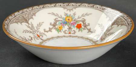 Chatham Brown Ivory Fruit/Dessert (Sauce) Bowl