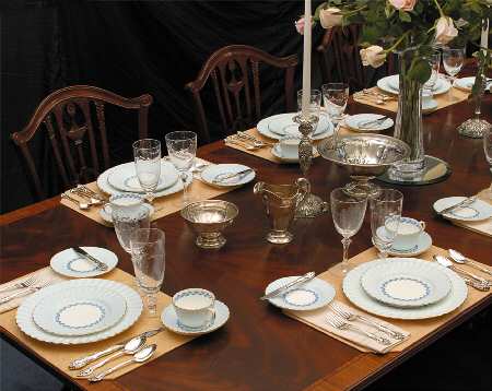 Cheviot Blue 40 Piece Estate Set