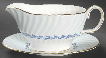 Cheviot Blue Gravy Boat & Underplate