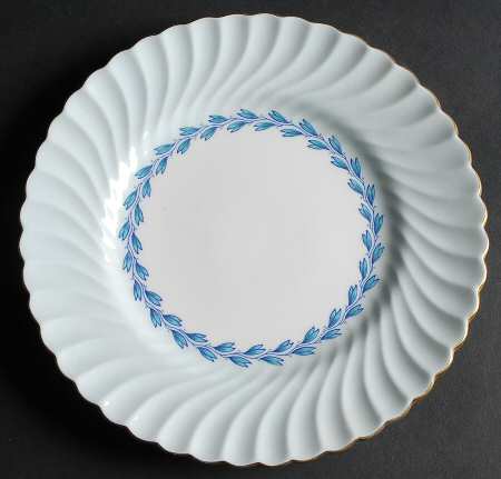 Cheviot Blue Luncheon Plate by Minton