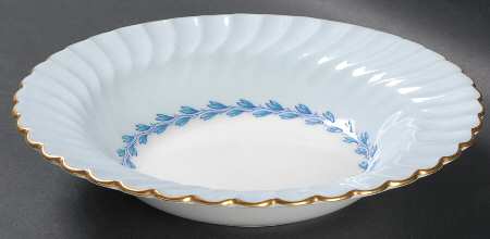 Cheviot Blue Rim Soup Bowl by Minton