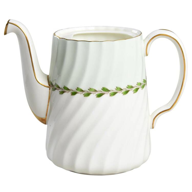 Cheviot Green Small Coffee Pot No Lid