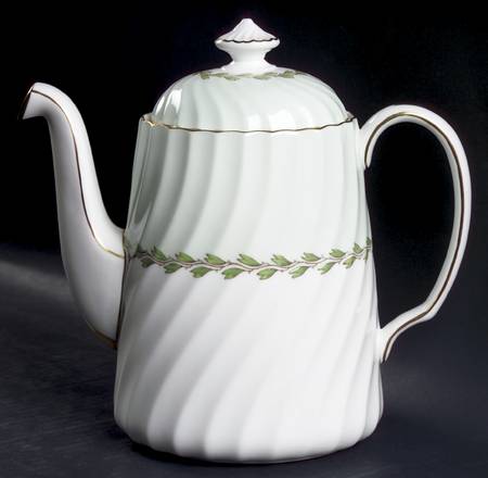 Cheviot Green Coffee Pot & Lid