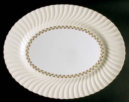 Cheviot Gold 17" Oval Serving Platter