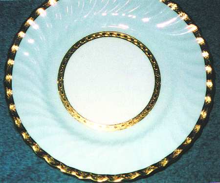 Chevron Salad Plate