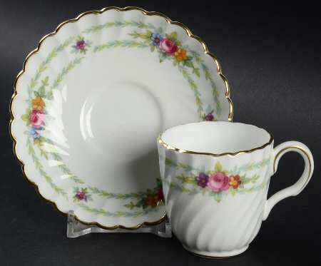 Chiltern Flat Demitasse Cup & Saucer Set