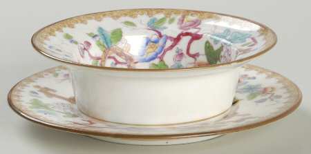 Chinese Tree (Smooth) Ramekin & Saucer Set
