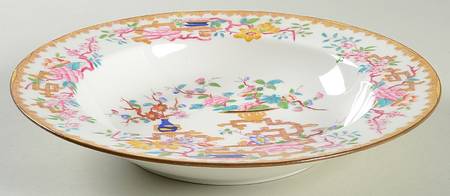 Chinese Tree (Smooth) Large Rim Soup Bowl