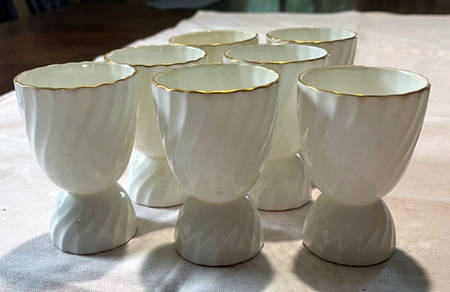Clifton (Gold Trim) Double Egg Cup