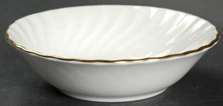 Clifton (Gold Trim) Fruit/Dessert (Sauce) Bowl