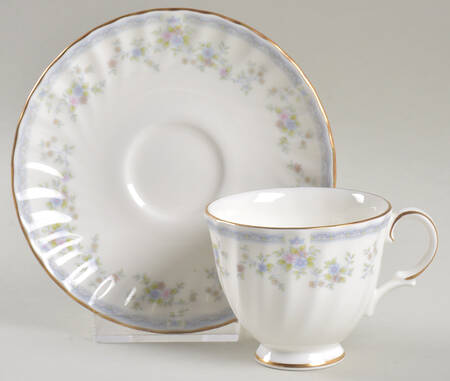 Cliveden Footed Demitasse Cup & Saucer Set