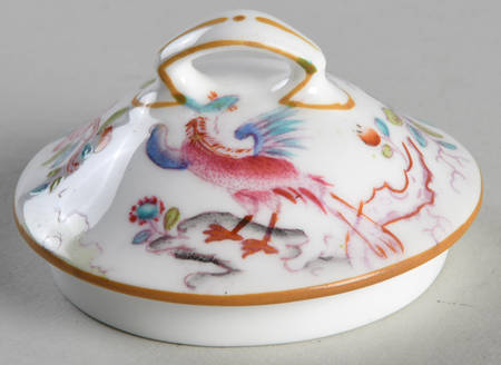 Cockatrice Green (Smooth, Globe Backstmp) Lid for Sugar Bowl