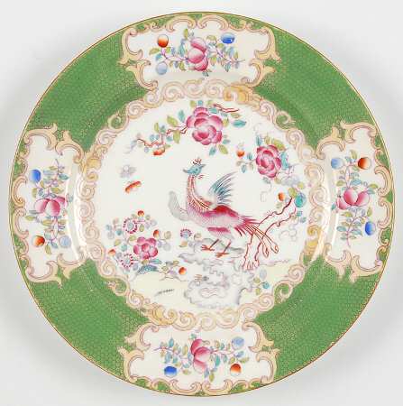 Cockatrice Green (Smooth, Globe Backstmp) Salad Plate