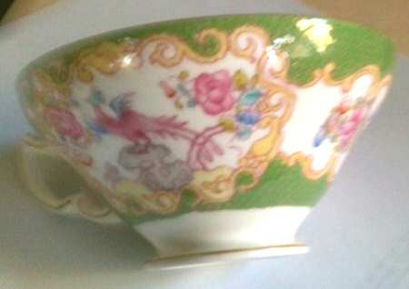 Cockatrice Green (Smooth, Globe Backstmp) Footed Cup