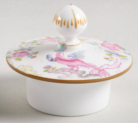 Cockatrice Pink (Smooth, Wreath Backstamp) Lid for Mini Coffee Pot