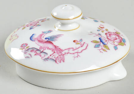 Cockatrice Pink (Smooth, Wreath Backstamp) Lid for Teapot