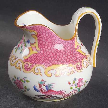 Cockatrice Pink (Smooth, Wreath Backstamp) Mini Creamer