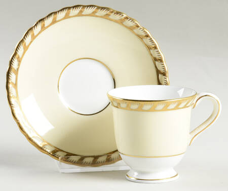 Commodore Footed Demitasse Cup & Saucer Set