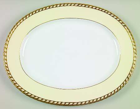 Commodore 15" Oval Serving Platter