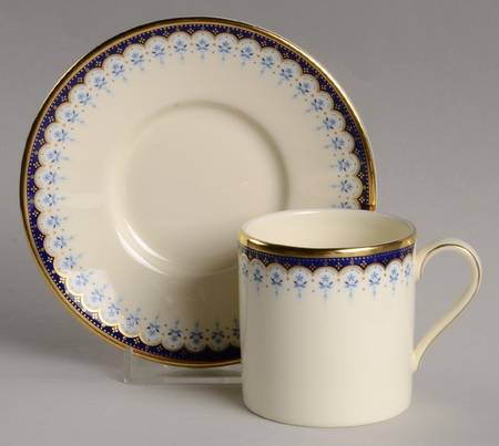 Consort Flat Demitasse Cup & Saucer Set