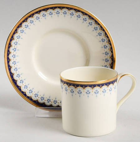Consort Flat Demitasse Cup & Saucer Set