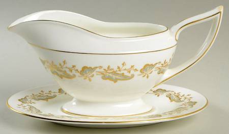 Corinthian Gravy Boat & Underplate