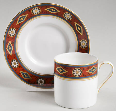 Cordoba Flat Demitasse Cup & Saucer Set
