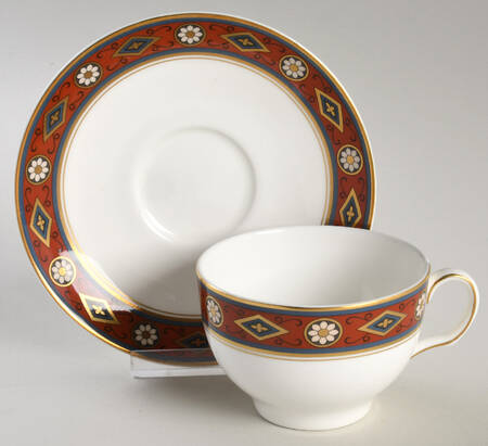 Cordoba Flat Cup & Saucer Set