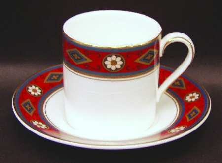 Cordoba Flat Demitasse Cup & Saucer Set