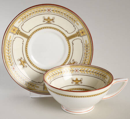 Corinth Footed Cup & Saucer Set