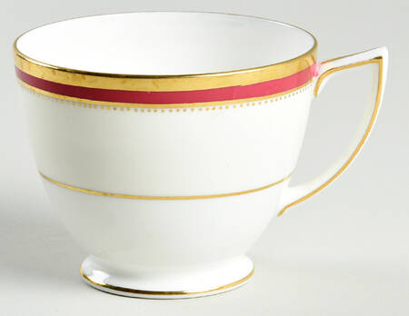 Crimson Ivory Footed Cup