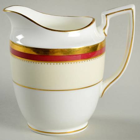 Crimson Ivory Creamer