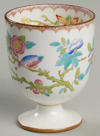 Cuckoo (Smooth, White, Wreath Bkstp) Single Egg Cup