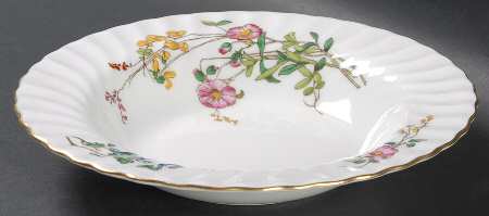 Dainty Sprays Rim Soup Bowl