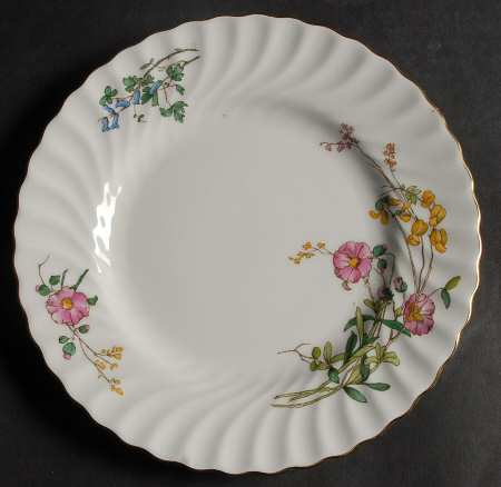 Dainty Sprays Salad Plate