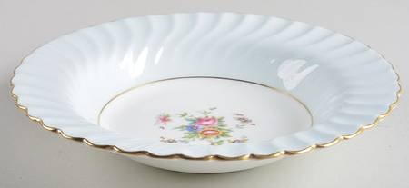 Dawn Blue Rim Soup Bowl