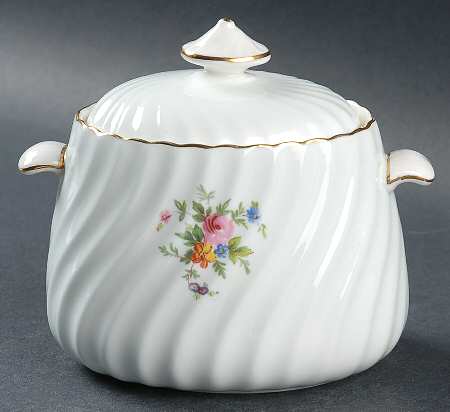Dawn Blue Sugar Bowl & Lid