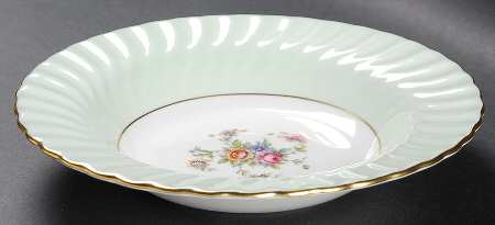 Dawn Pale Green Rim Soup Bowl