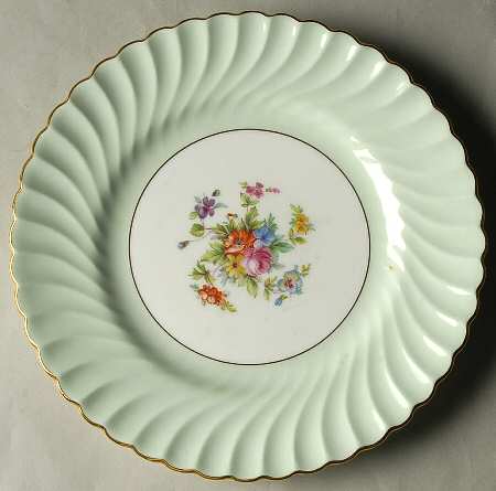 Dawn Pale Green Luncheon Plate