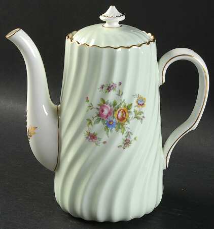 Dawn Pale Green Small Coffee Pot & Lid