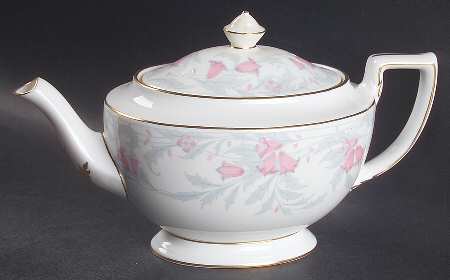 Debutante Gray Teapot & Lid