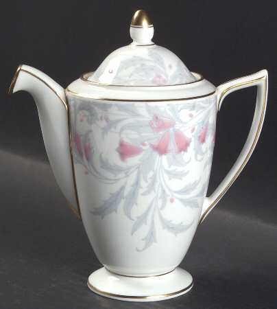 Debutante Gray Small Coffee Pot & Lid