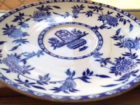 Delft Blue (Gold Trim) Saucer for Oversized Cup