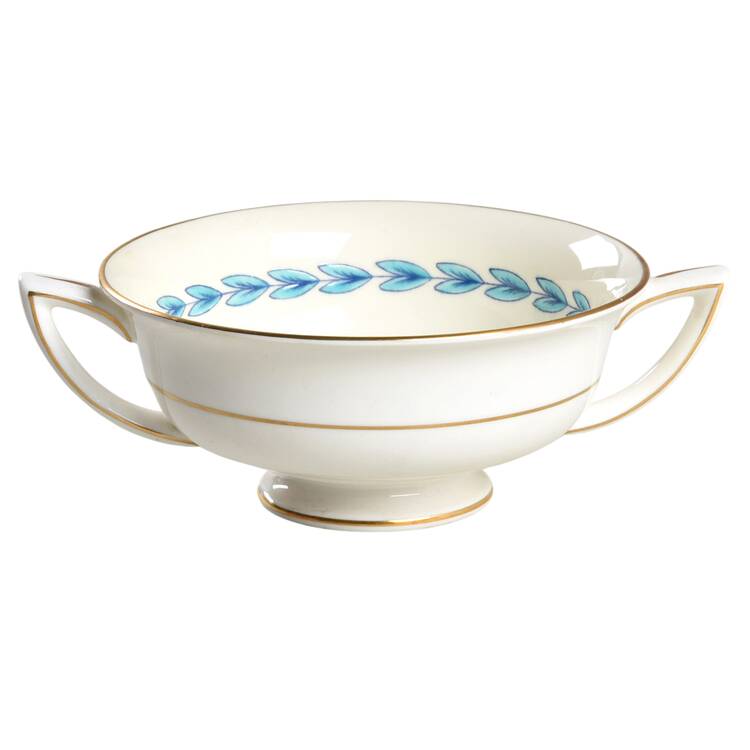Diana Footed Cream Soup Bowl