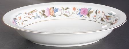 Donovan Bird 10" Oval Vegetable Bowl