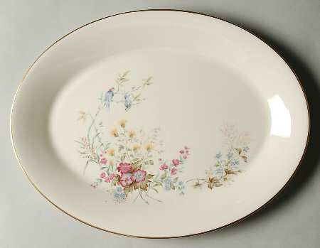 Duet 13" Oval Serving Platter