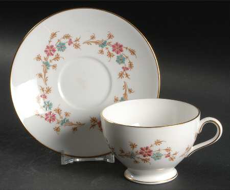 Durham Footed Cup & Saucer Set
