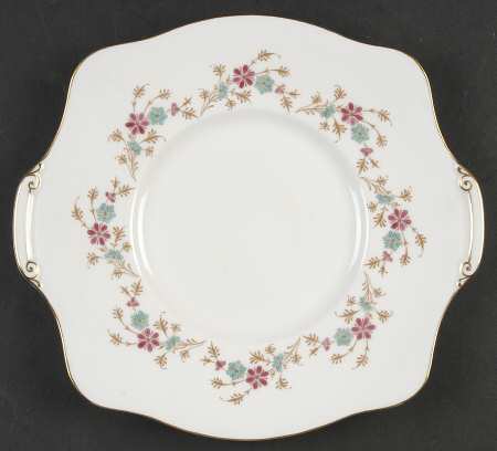 Durham Square Handled Cake Plate