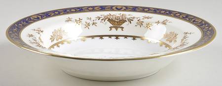 Dynasty Cobalt Rim Soup Bowl